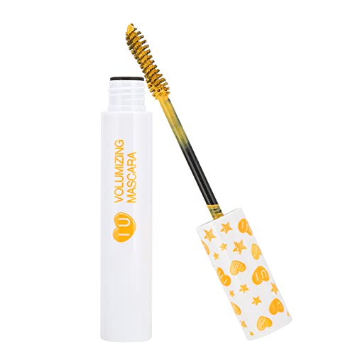 Waterproof Colored Mascara - Golden Yellow Lash Color Mascara with Micro Brush for Long Lasting Wear | Perfect for Daily Use, Parties & Special Occasions