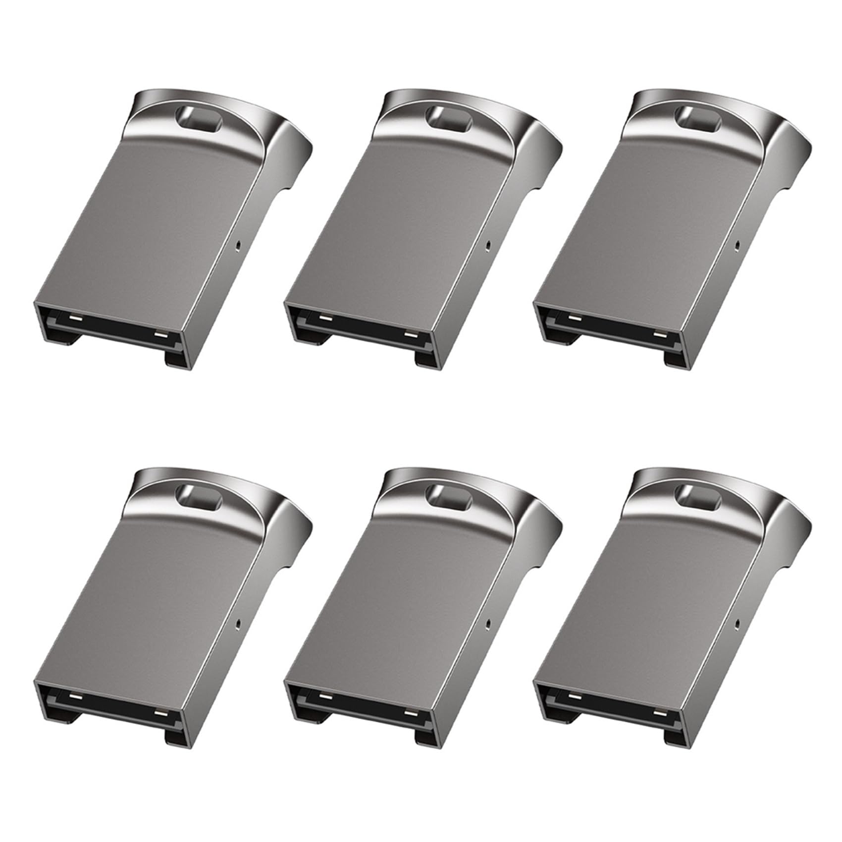 Ntcpefy 6-in-1 Mini TF Card Reader - USB 3.0 Memory Card Adapter with LED Indicator for Computer, Laptop, Car Audio - Compatible with Micro SD, SDHC, SDXC Cards (Great for Data Transfer, Photo Backup & Music Playback)