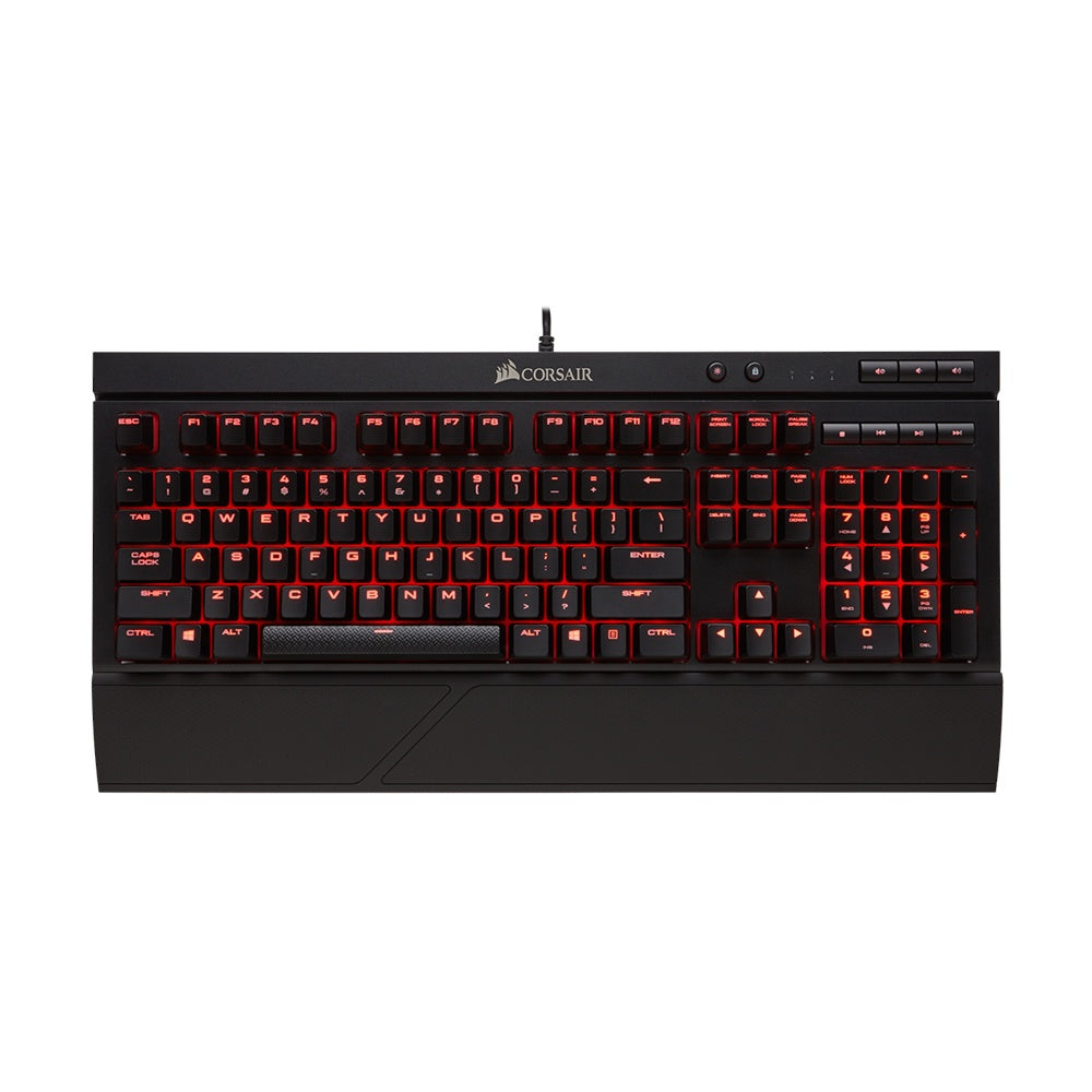 Corsair K68 RGB Mechanical Gaming Keyboard with Cherry MX Red Switches - Perfect for PC Gaming, Typing, and Office Work
