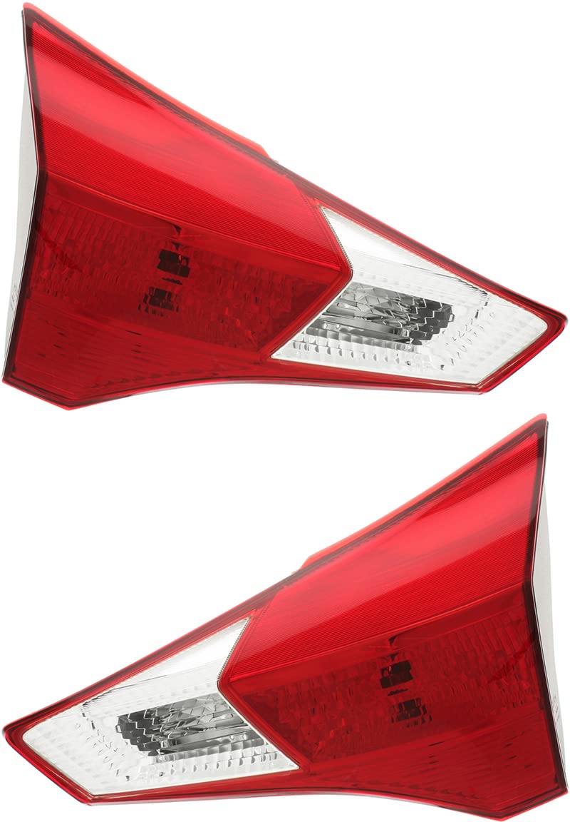 Toyota RAV4 Inner Tail Lights Lamps Set - Compatible with 2013 2014 2015 Models - Driver & Passenger Side Replacement Parts - Perfect for Night Driving and Enhanced Vehicle Safety