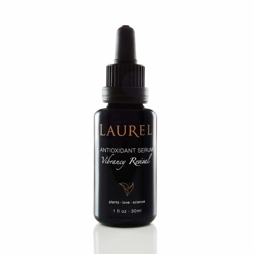 Laurel Antioxidant Serum for Vibrant Skin - Anti-Aging Face Serum with Vitamin C & Hyaluronic Acid - Brightening & Hydrating Skincare for Day & Night Use