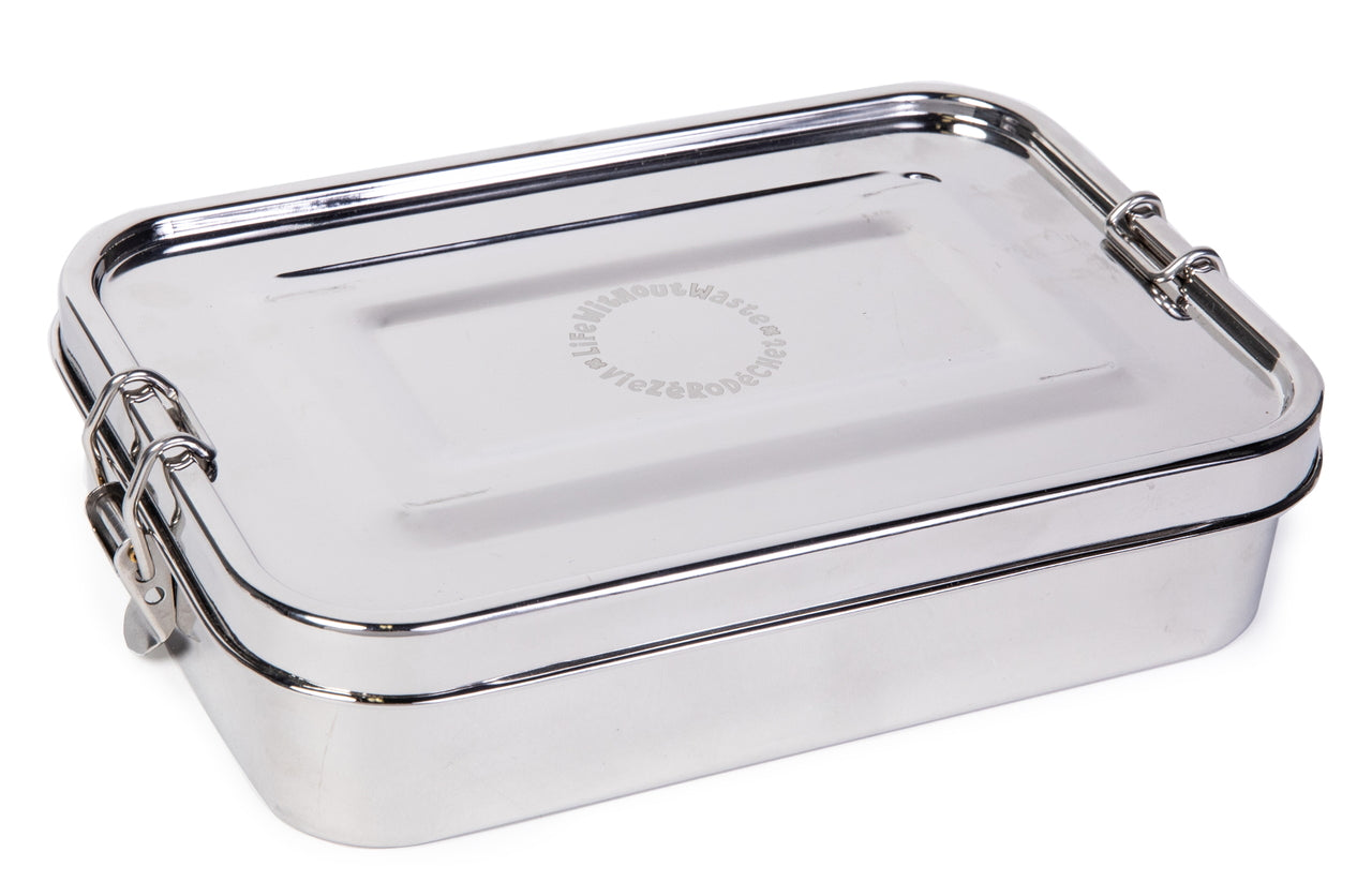 Eco-Friendly Stainless Steel Bento Lunch Box - Reusable & Leak-Proof Food Container for Work, School, Picnics & Meal Prep