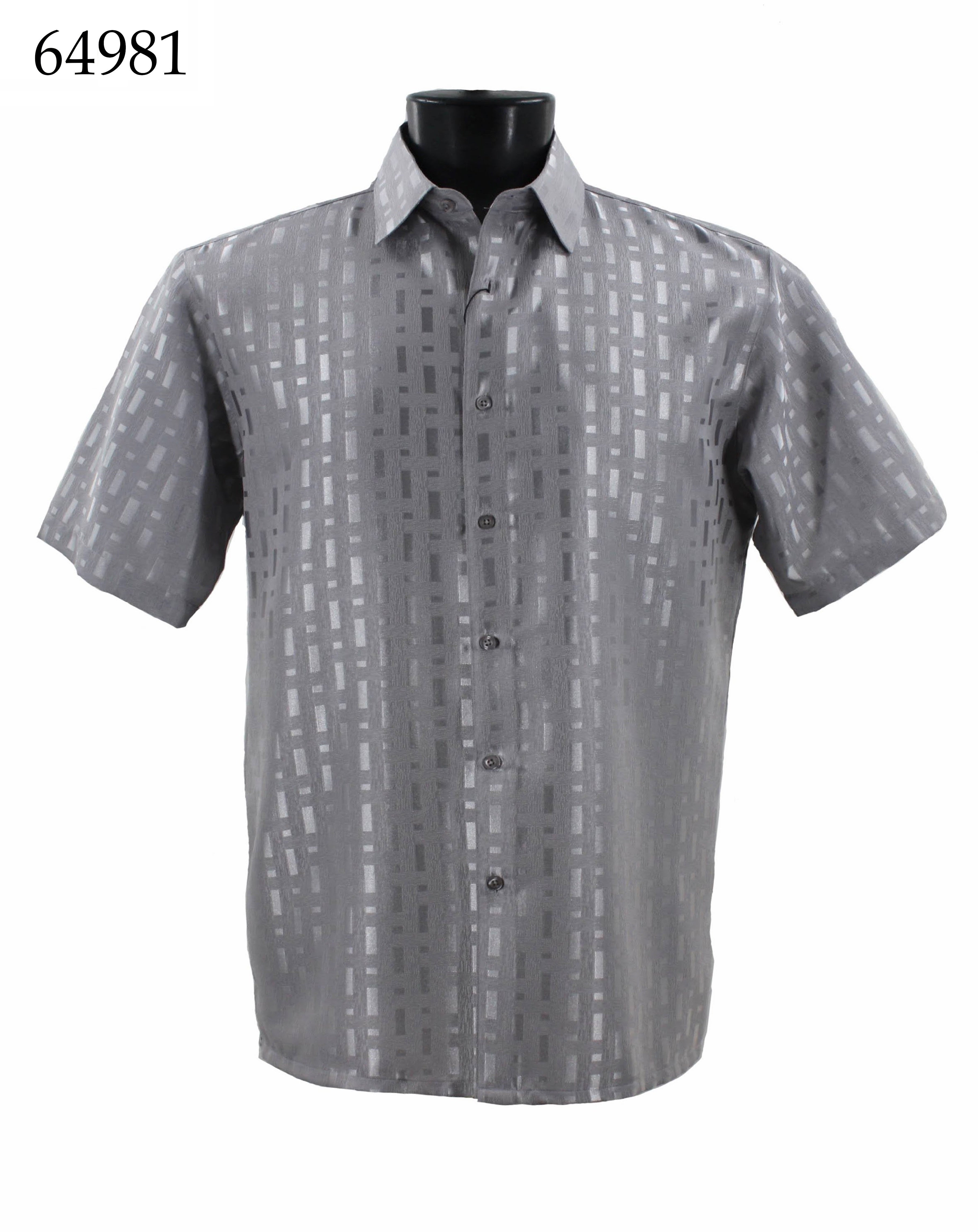 Bassiri Men's Casual Short Sleeve Shirt 64981 - Breathable Cotton Summer T-Shirt for Outdoor Activities, Travel & Everyday Wear