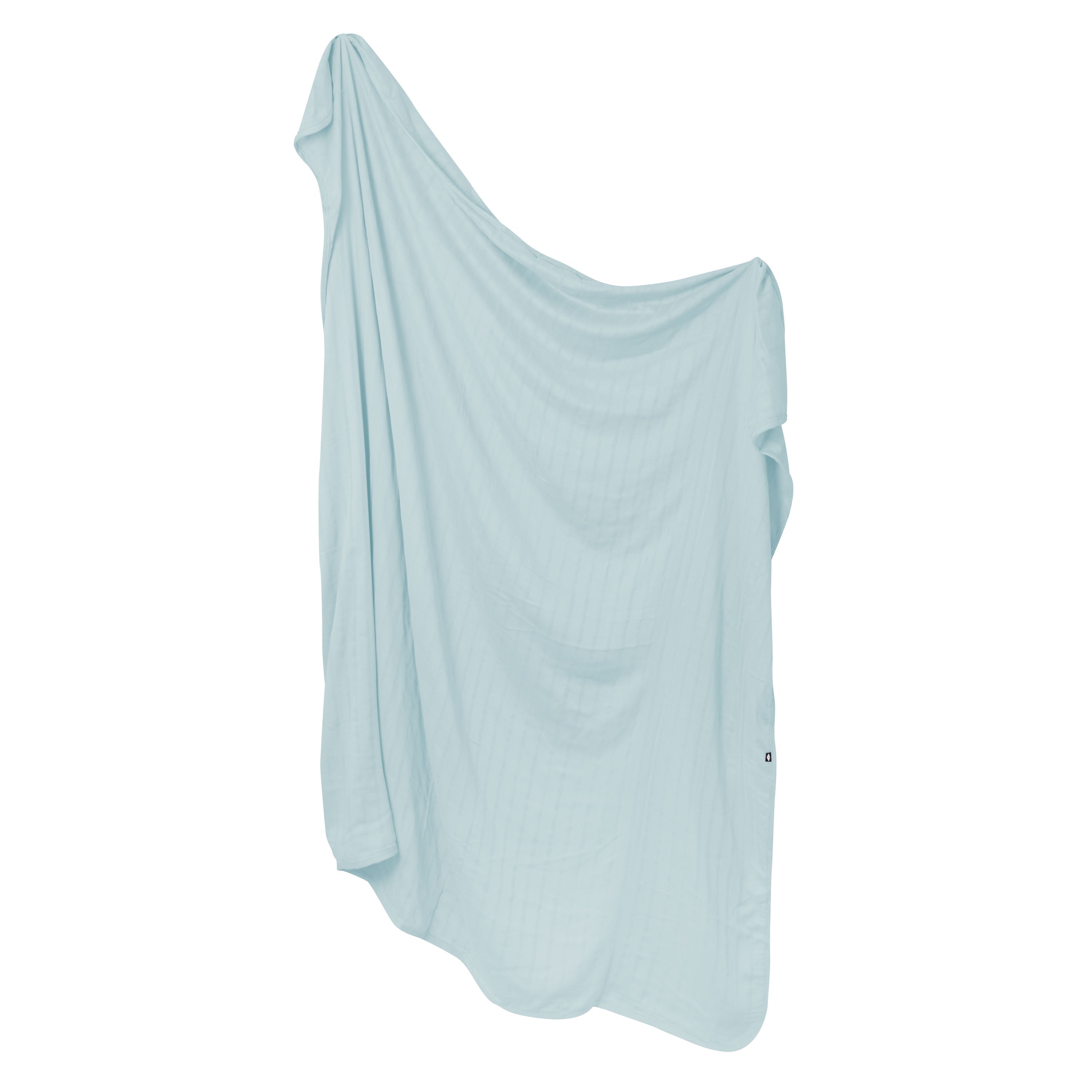 Organic Bamboo Muslin Swaddle Blanket - Soft Baby Wrap for Newborns & Infants - Breathable Nursery Blanket for Swaddling, Nursing Cover & Stroller Blanket - Mist Grey