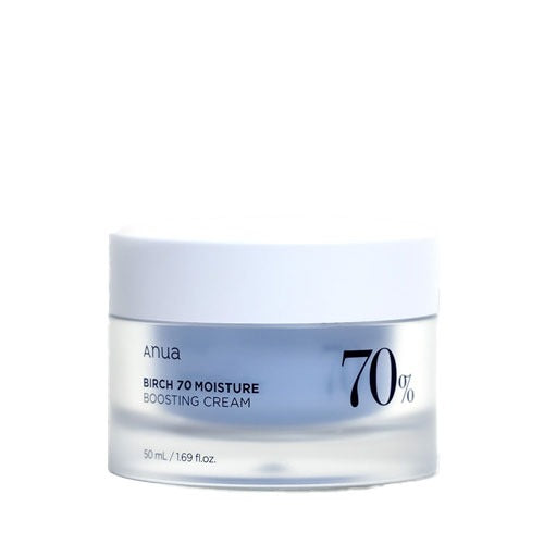 Anua Birch Moisture Boosting Cream 50ml - Hydrating Face Moisturizer for Dry & Sensitive Skin | Korean Skincare for Day & Night Use