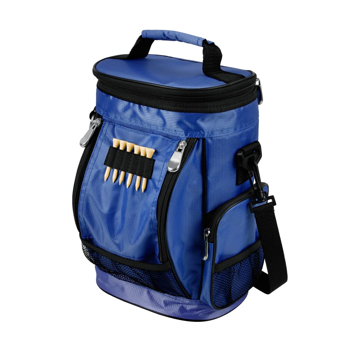 Intech Golf Bag Cooler & Accessory Caddy - Portable 10-Can Insulated Soft Sided Cooler Bag for Golf Cart, Push Cart, or Carry - Perfect for Golf Outings, Picnics, and Outdoor Adventures