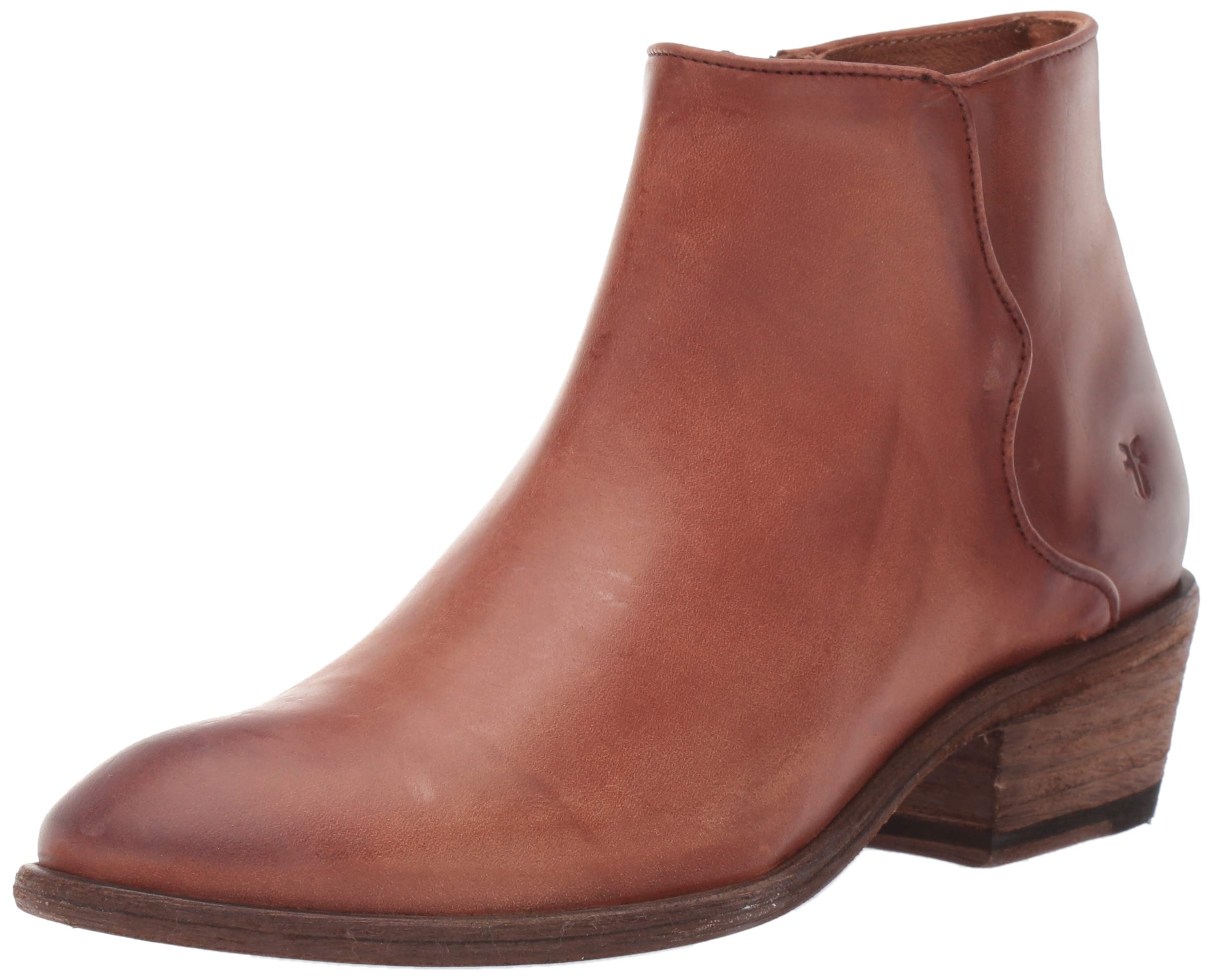 Frye Women's Carson Piping Ankle Boot - Stylish Leather Booties for Women | Perfect for Fall, Winter & Casual Outfits | Comfortable & Fashionable Everyday Boots