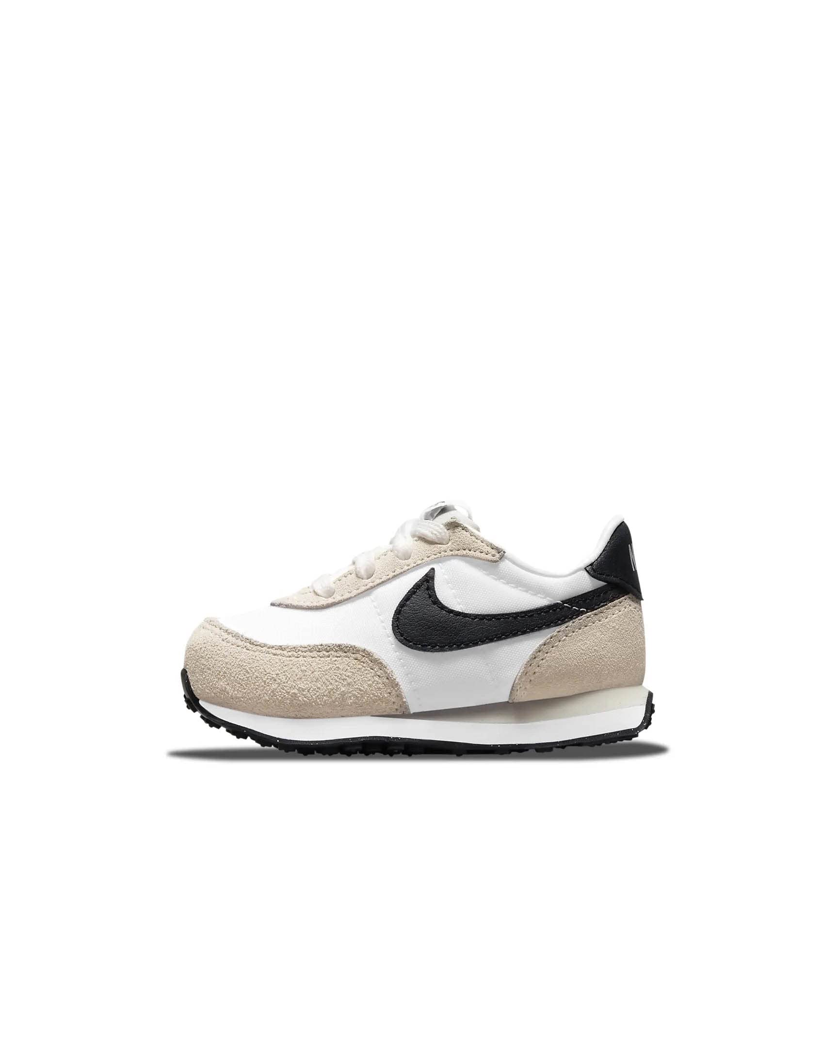 Nike Waffle Trainer 2 Toddler Shoes - Black/Sail-White (DC6479 100) | Lightweight Sneakers for Boys & Girls | Perfect for Playtime, Preschool & Everyday Wear