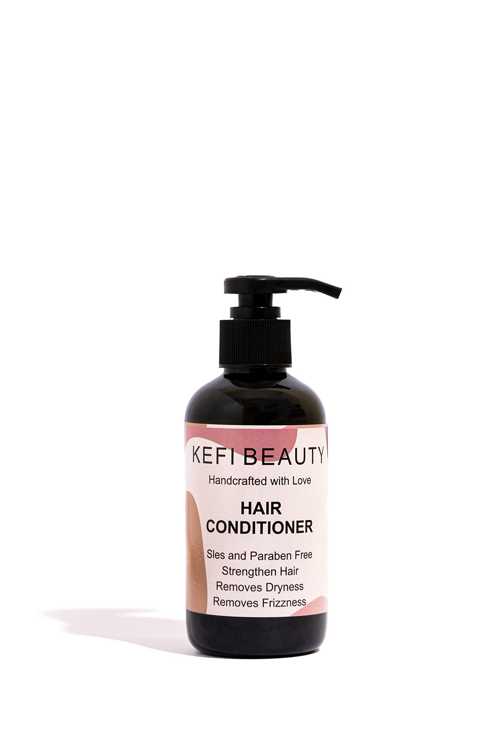 KEFI BEAUTY Nourishing Hair Conditioner for Men & Women - Shea Butter, Silk Protein, Argan Oil & Vitamin E - 200ml for Silky Smooth, Frizz-Free Hair - Perfect for Daily Hair Care & Damaged Hair Repair