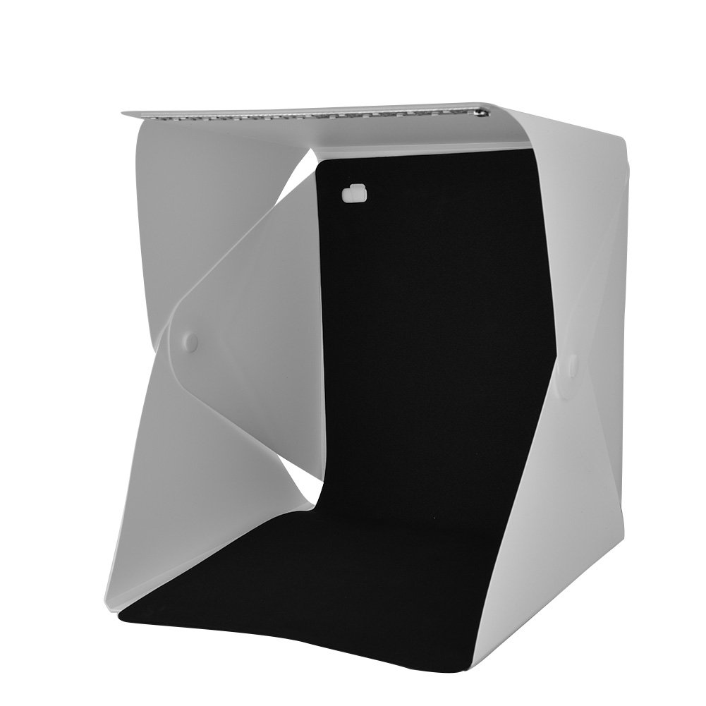 Portable Foldable Mini Studio Photography Light Box - Light Room Box with 4 Color Backdrops for Product Photography | Perfect for Amazon, Etsy & eBay Sellers, Jewelry & Small Item Shooting