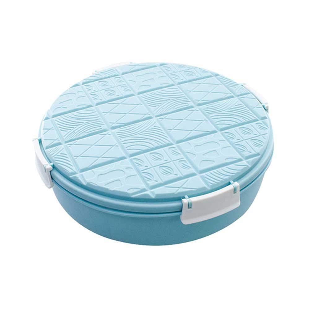 UXZDX CUJUX Divided Snack Container with Lid - Candy, Nut, Dried Fruit Organizer Tray | Food Storage Box for Kitchen, Party, Office & Travel | BPA-Free Plastic Snack Dish (Color A)