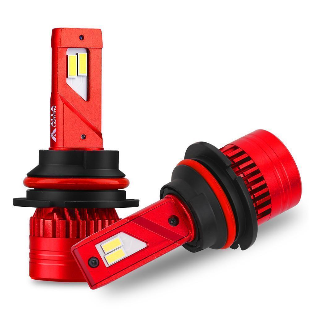 FL BH 9007 HB5 LED Headlight Bulbs - Super Bright 6000K White Light, Halogen Replacement for Cars, Trucks, SUVs - Perfect for Night Driving & Foggy Conditions