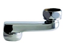 Chicago Faucets Offset Supply Arm Brass - Durable Brass Faucet Supply Line for Bathroom & Kitchen Sink Installation, Perfect for Home Renovation & Plumbing Repairs