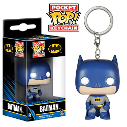 Batman Pocket Pop! Keychain - Rainbow Blue Batman Collectible - Perfect for Backpacks, Keys & Gifts for Superhero Fans