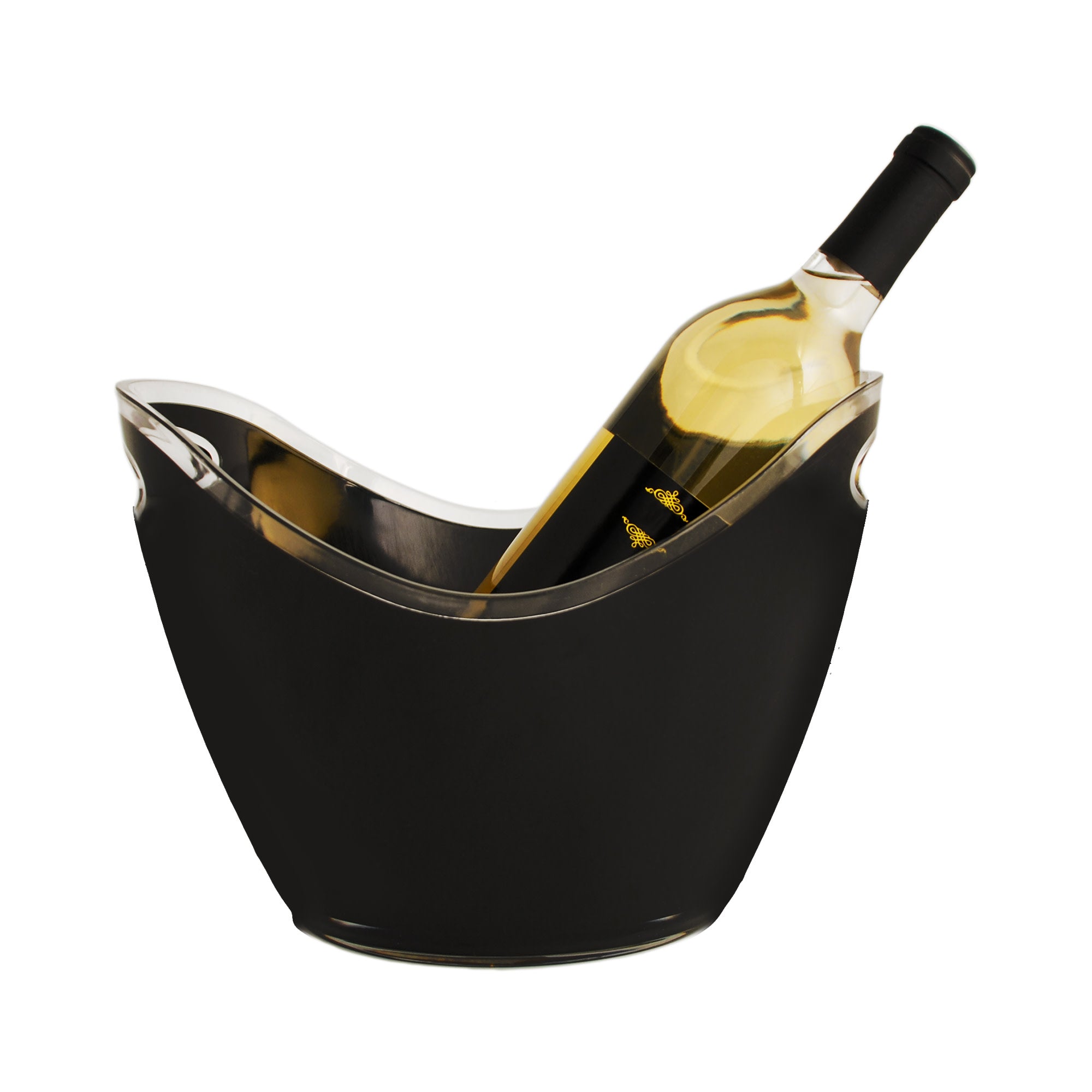 Modern Ice Bucket - Elegant Stainless Steel Wine Chiller with Lid for Champagne, Cocktails & Beverages - Perfect for Parties, Weddings & Home Bar Decor