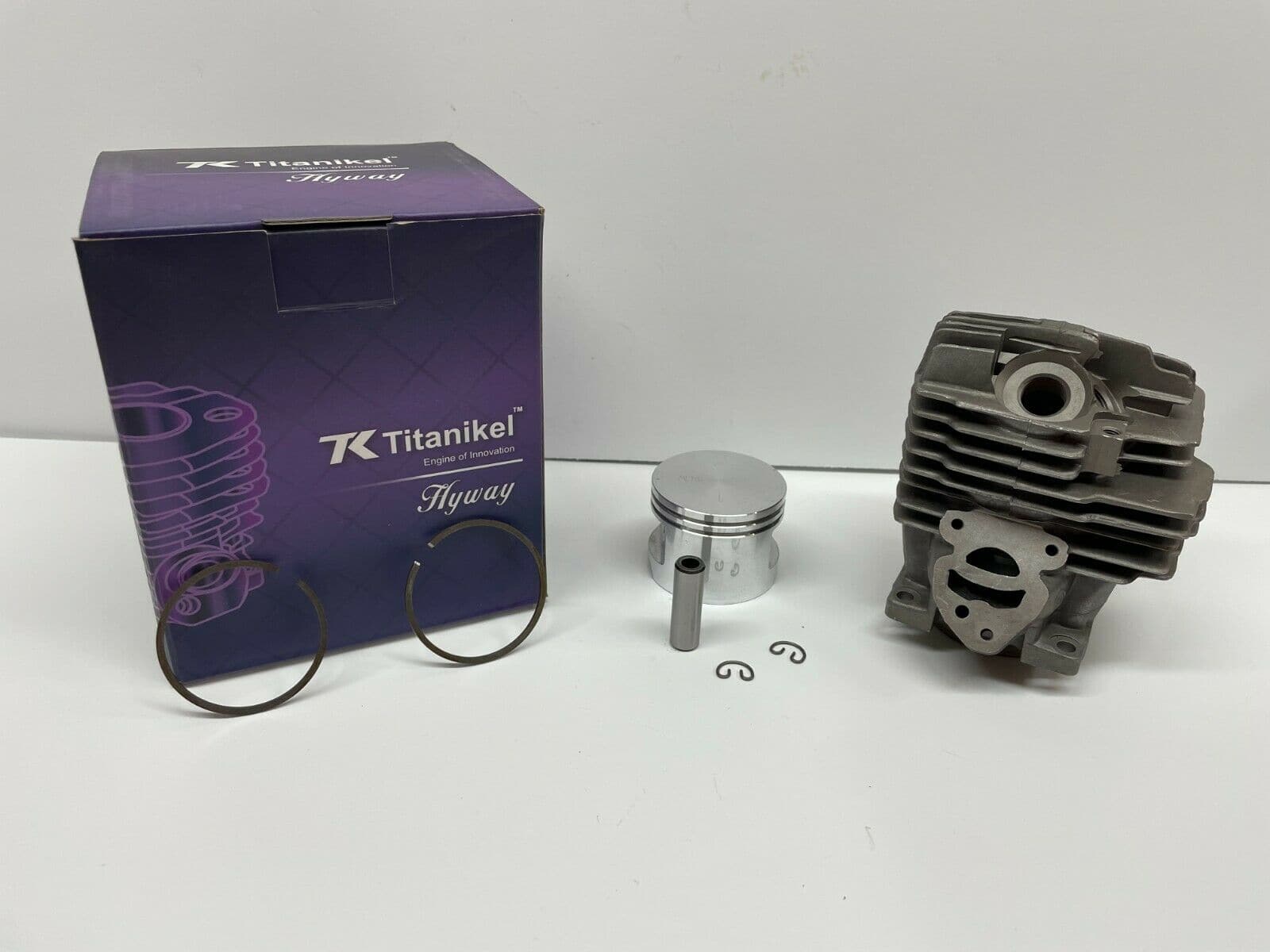 Hyway Titanikel Cylinder Piston Kit for Stihl MS261 Chainsaw - 44.7mm Bore Size | Compatible with Stihl MS261 Chainsaws | Perfect for Chainsaw Repair, Maintenance & Performance Upgrades
