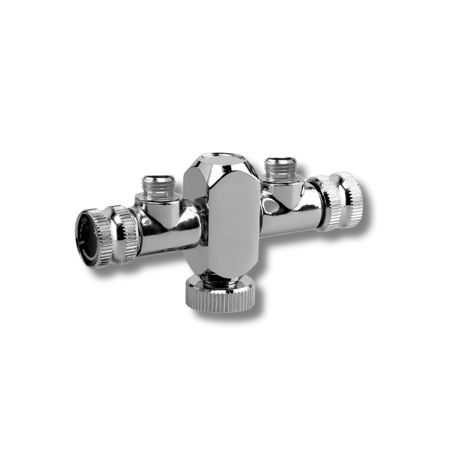 Dual Output CO2 Regulator Splitter for Homebrew Kegerators & Aquarium CO2 Systems - 2 Way Gas Distributor with Precision Control