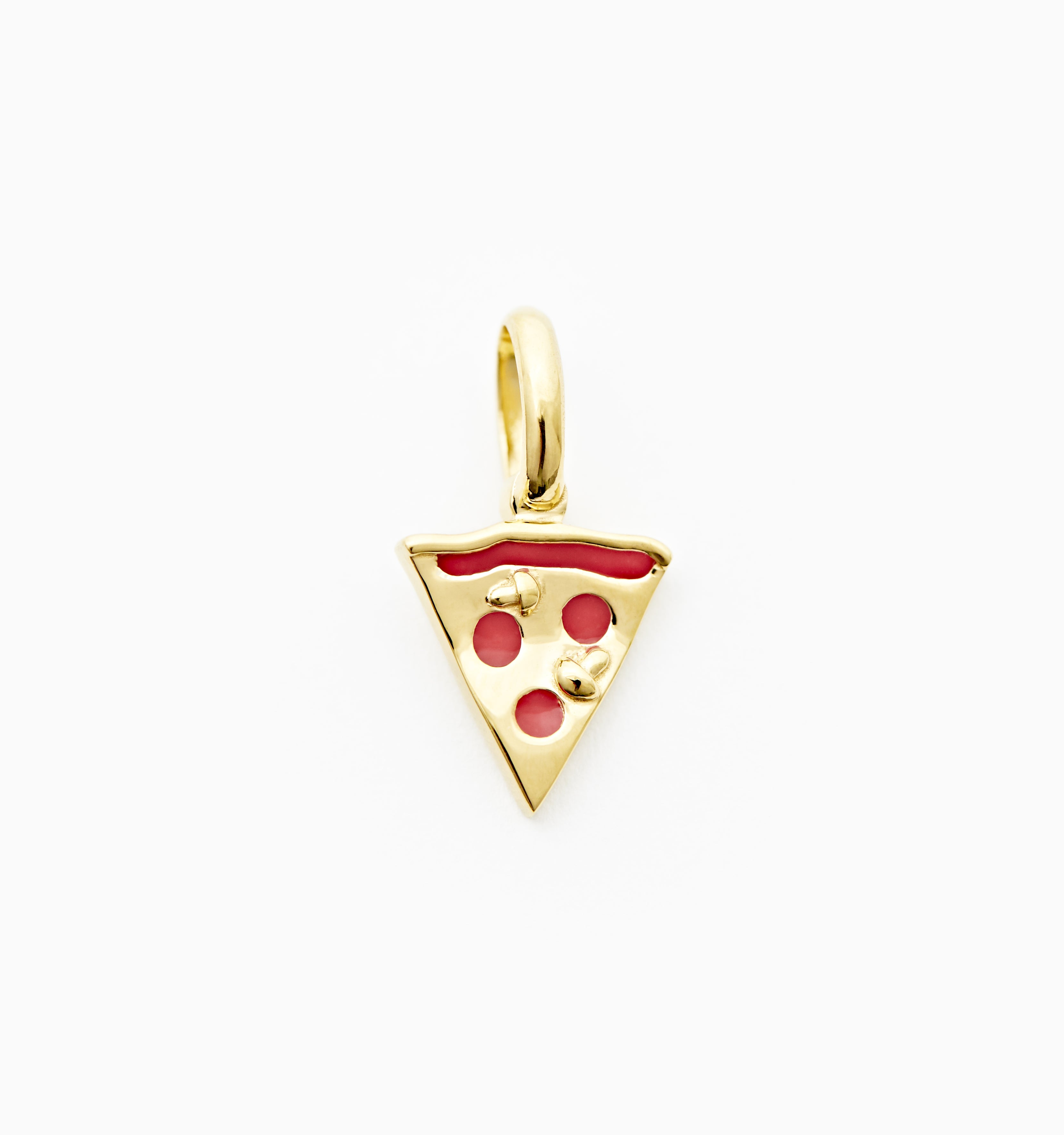 Pizza Charm Pendant - Cute Pizza Jewelry for Necklace, Pizza Lover Gift, Foodie Accessories - Perfect for Pizza Parties, Gifts & Everyday Wear