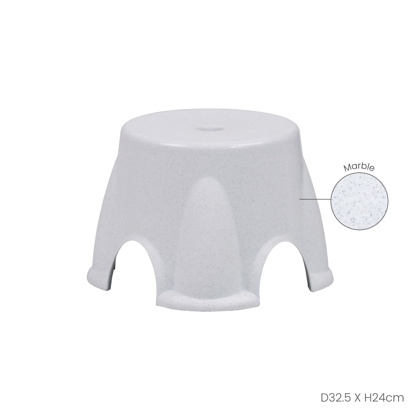 Ideal Round Stool (8584) - Comfortable & Durable Seating for Home, Office, or Outdoor Use