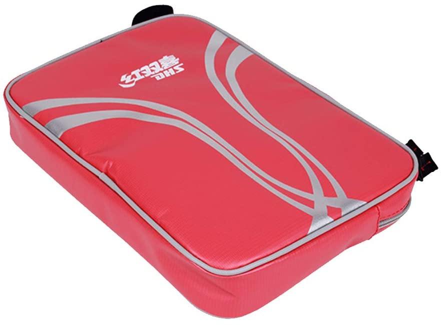 DHS Rhino Tech RC530 Badminton Racket Case - Red | Protective Tennis & Badminton Racket Cover for Storage & Travel | Durable Sports Equipment Bag for Players