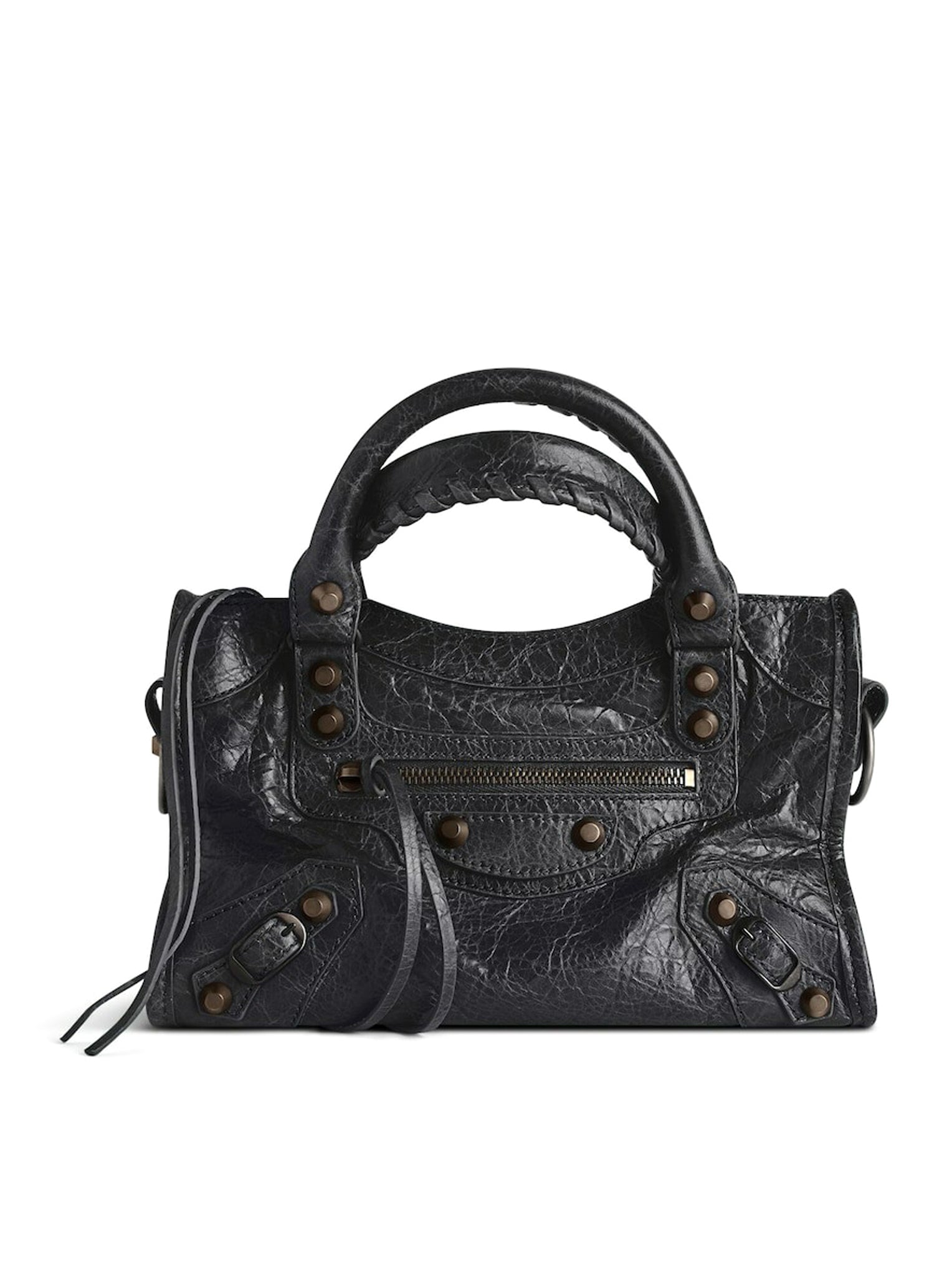 LE CITY MINI Women's Crossbody Bag - Stylish Black Leather Purse for Everyday Use, Work & Travel