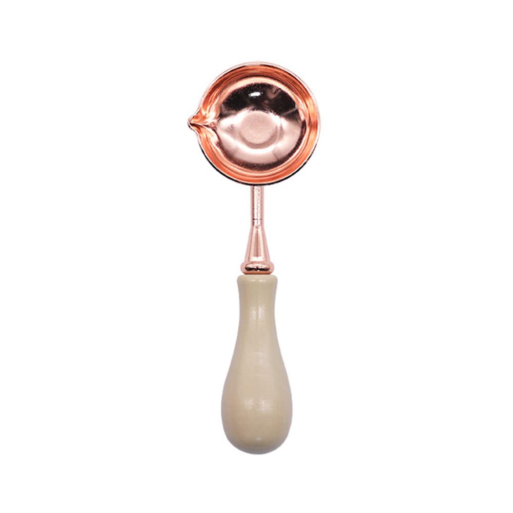 WinnerEco Solid Wood Sealing Wax Spoon DIY Craft Tool for Wax Stamps & Letters