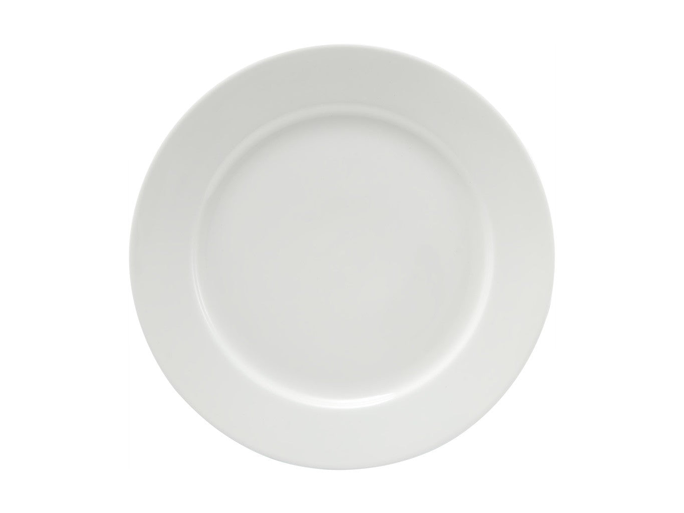 Maxwell & Williams White Basics 23cm Rim Entree Plate Set of 2 - Elegant Dinner Plates for Fine Dining, Restaurant Style Serving & Everyday Use