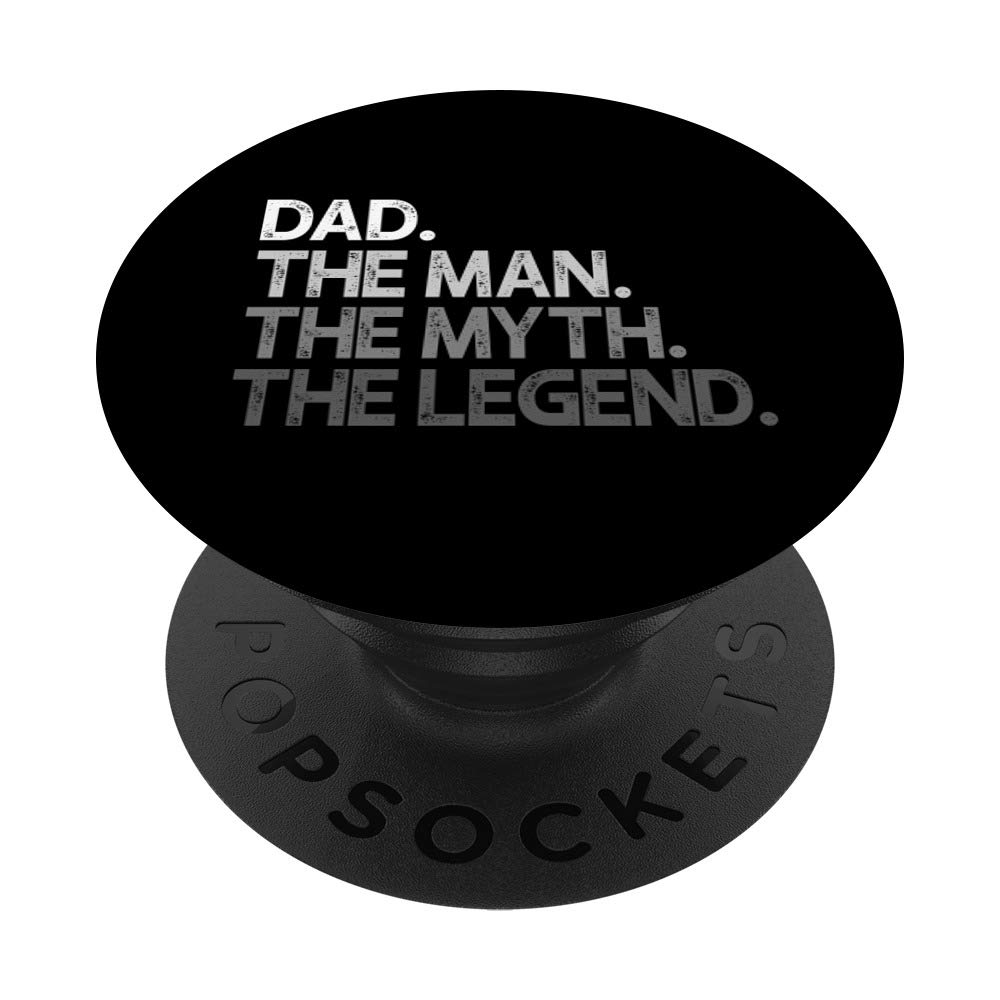 The Man Myth Legend PopSockets PopGrip - Best Swappable Phone Grip for Dad Gifts | Perfect for iPhone, Android & Tablets | Great for Commuting, Work & Daily Use