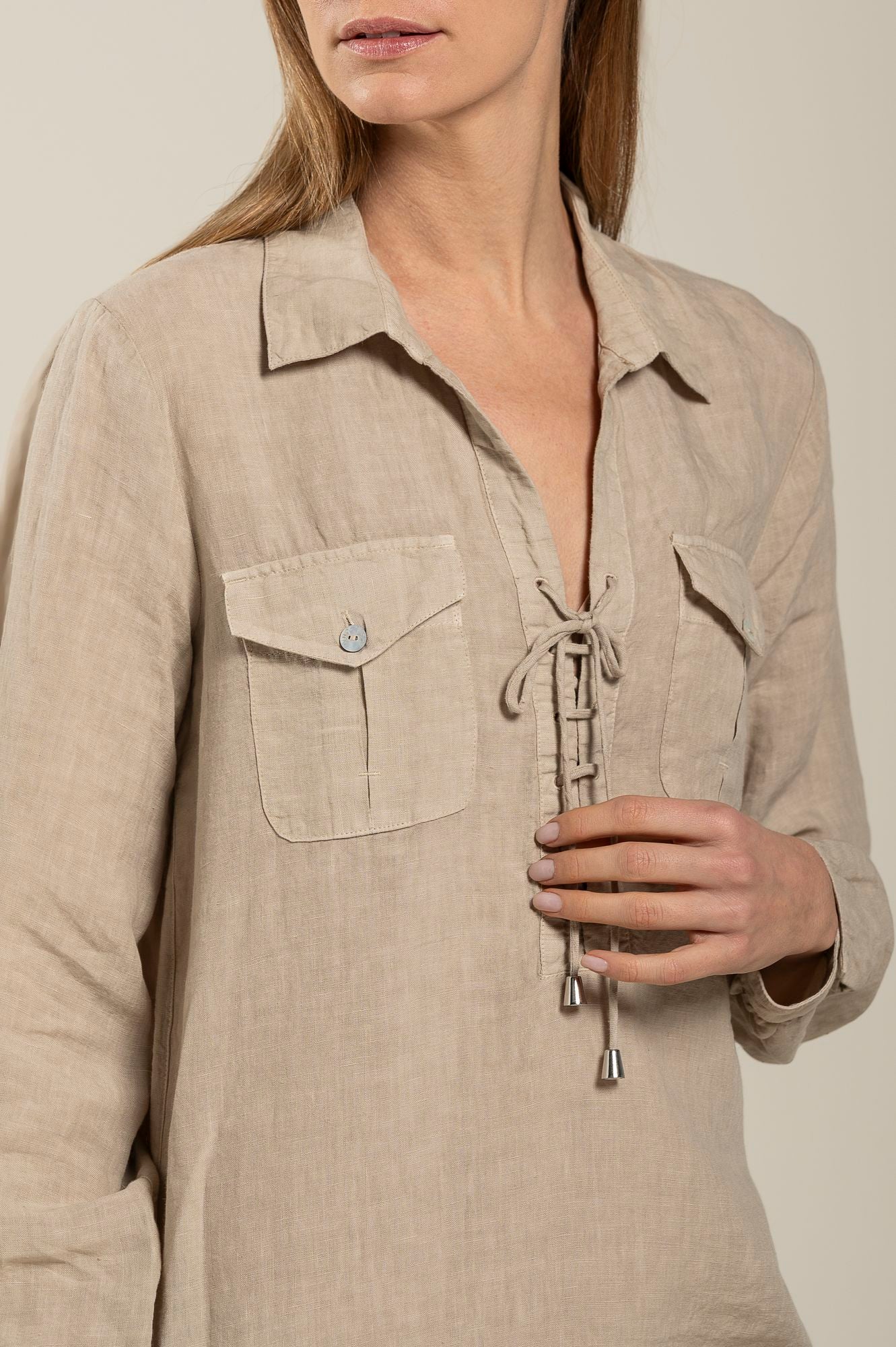 Stylish Long Sleeve Dress with Pockets - Women's Casual & Office Wear - Perfect for Fall, Winter & Special Occasions