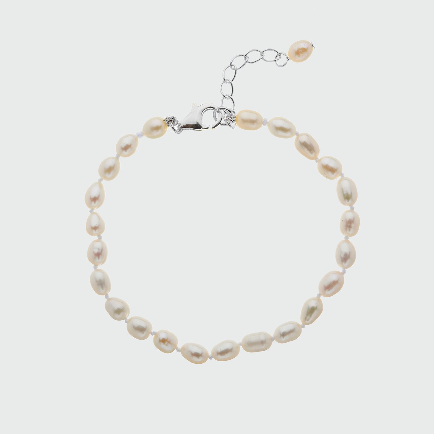 Elegant Gloucester Mini Pearl & Silver Bracelet for Women | Dainty Pearl Jewelry Gift for Her | Perfect for Weddings, Parties & Everyday Wear