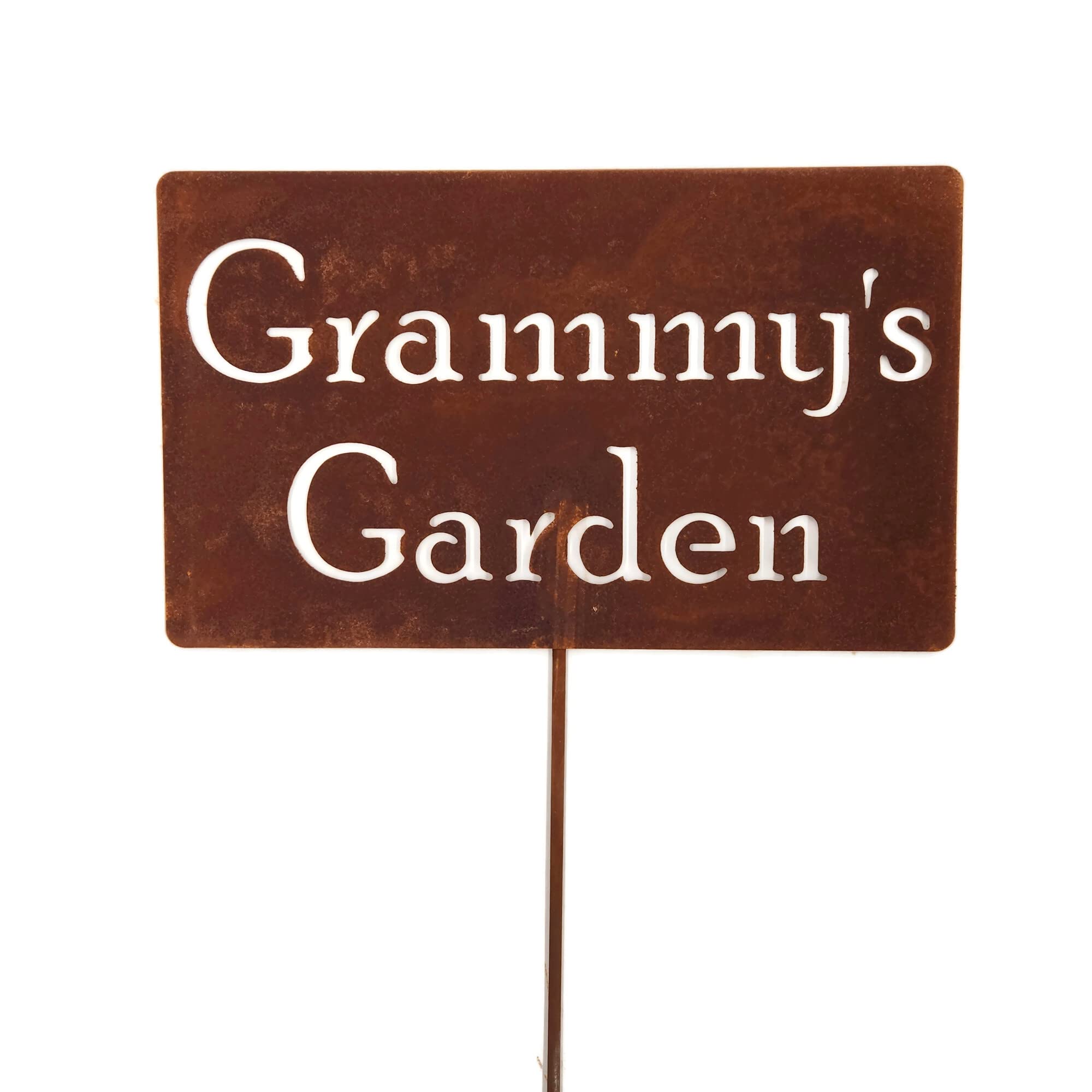 Personalized Family Name Gift - 20 to 33 Inch Tall Decorative Garden Stake (Grammy's Garden, Large 28