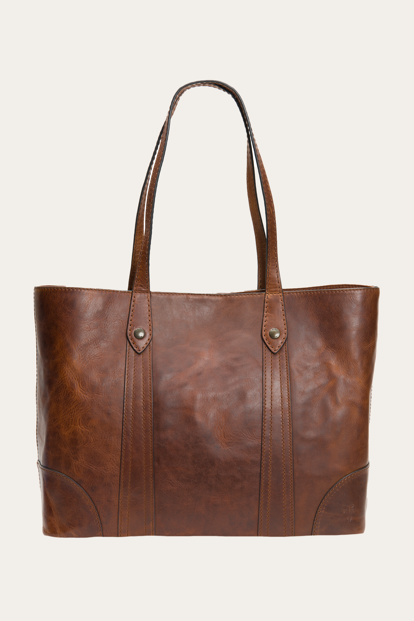 Melissa Cognac Leather Tote Bag for Women - Stylish & Spacious Handbag for Work, Travel & Everyday Use