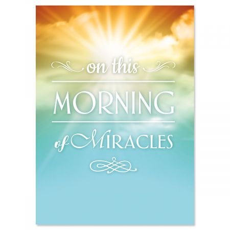 Sunrise Miracle Faith Easter Greeting Cards - Set of 8 Religious Cards (5