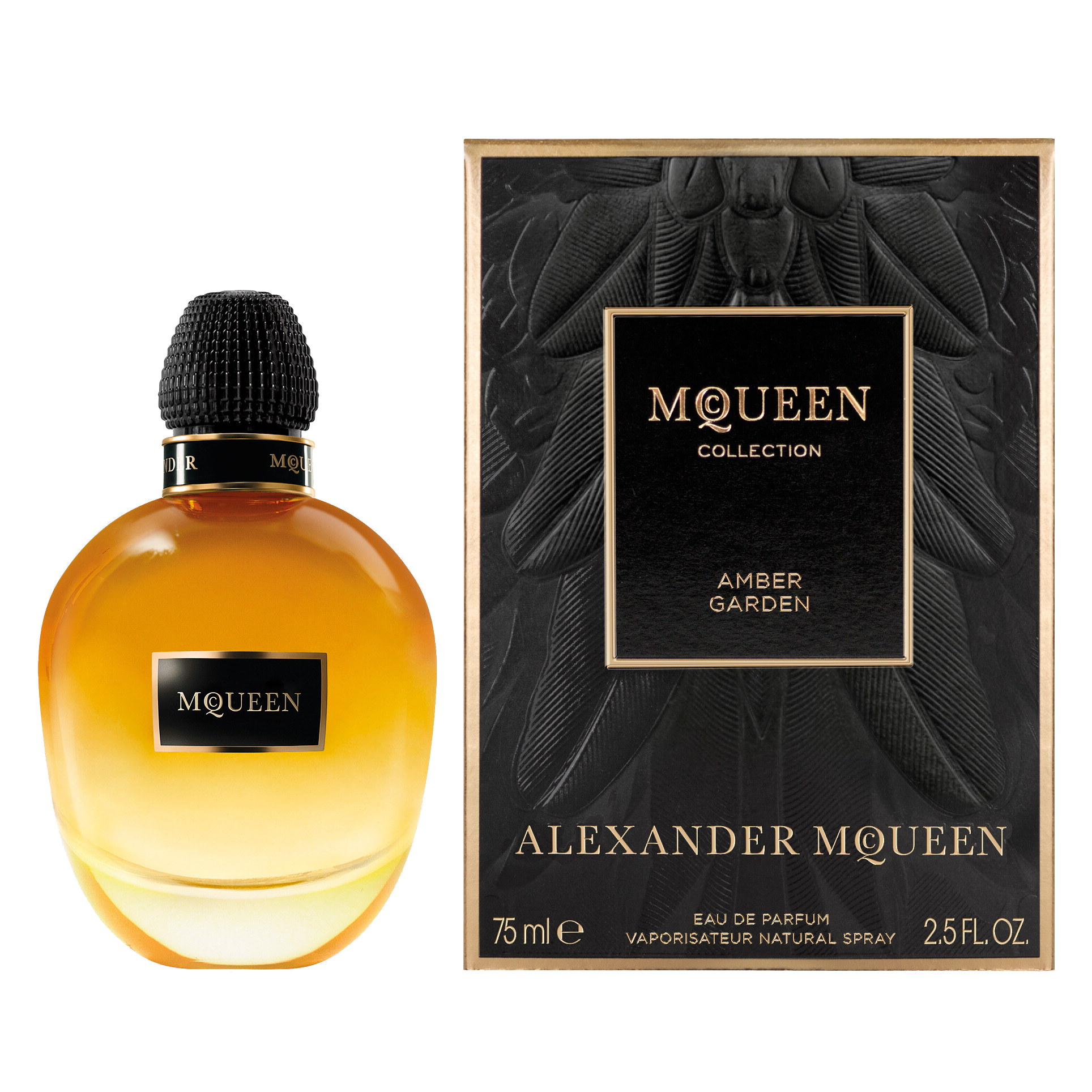 Alexander McQueen Amber Garden Eau de Parfum 75ml - Floral & Woody Fragrance for Women, Day & Night Wear, Special Occasions & Gift Giving