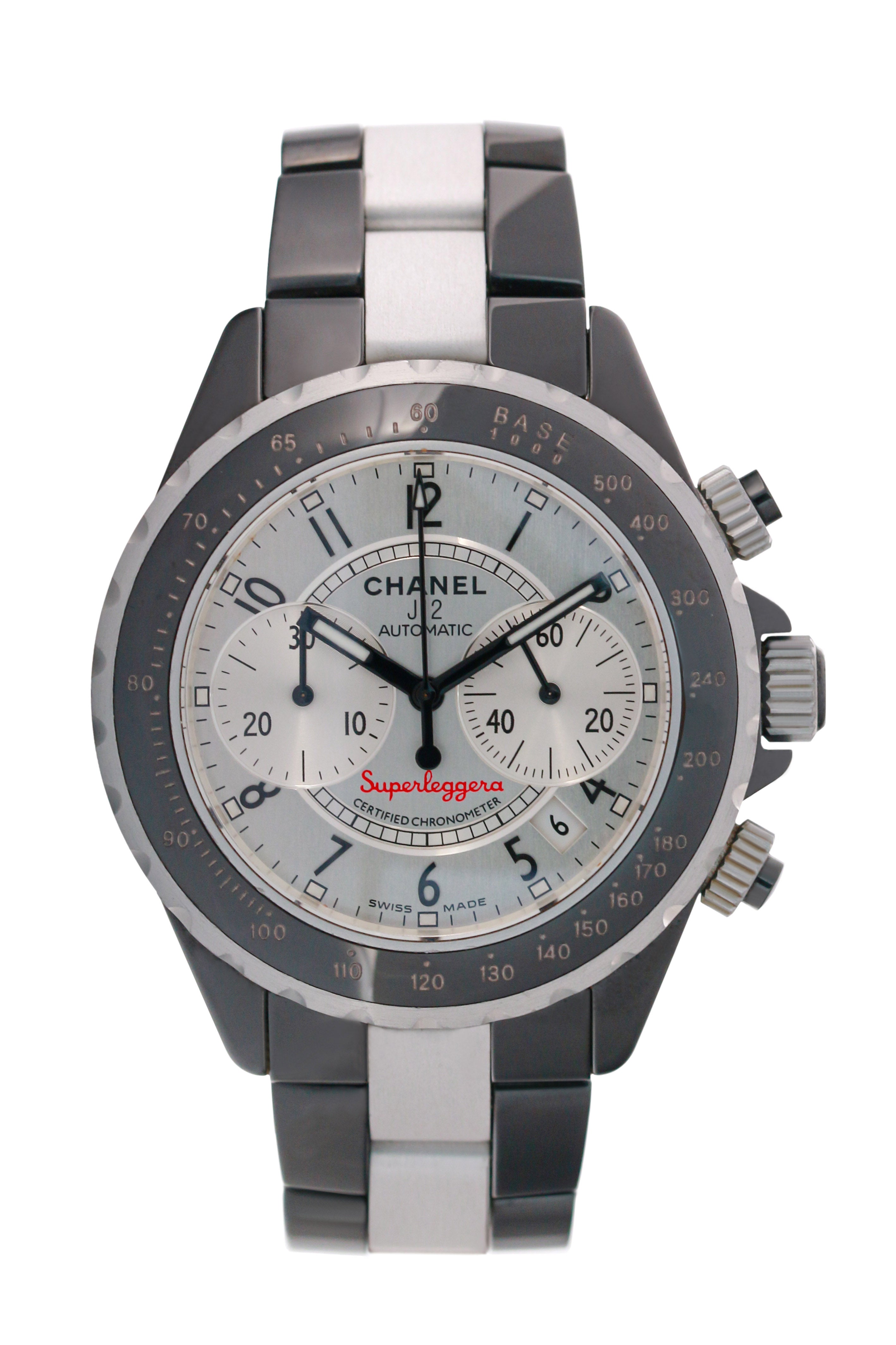 CHANEL J12 Superleggera 41mm White Ceramic Watch - H1624 Luxury Sports Chronograph for Men | Perfect for Casual Wear, Business Meetings & Special Occasions