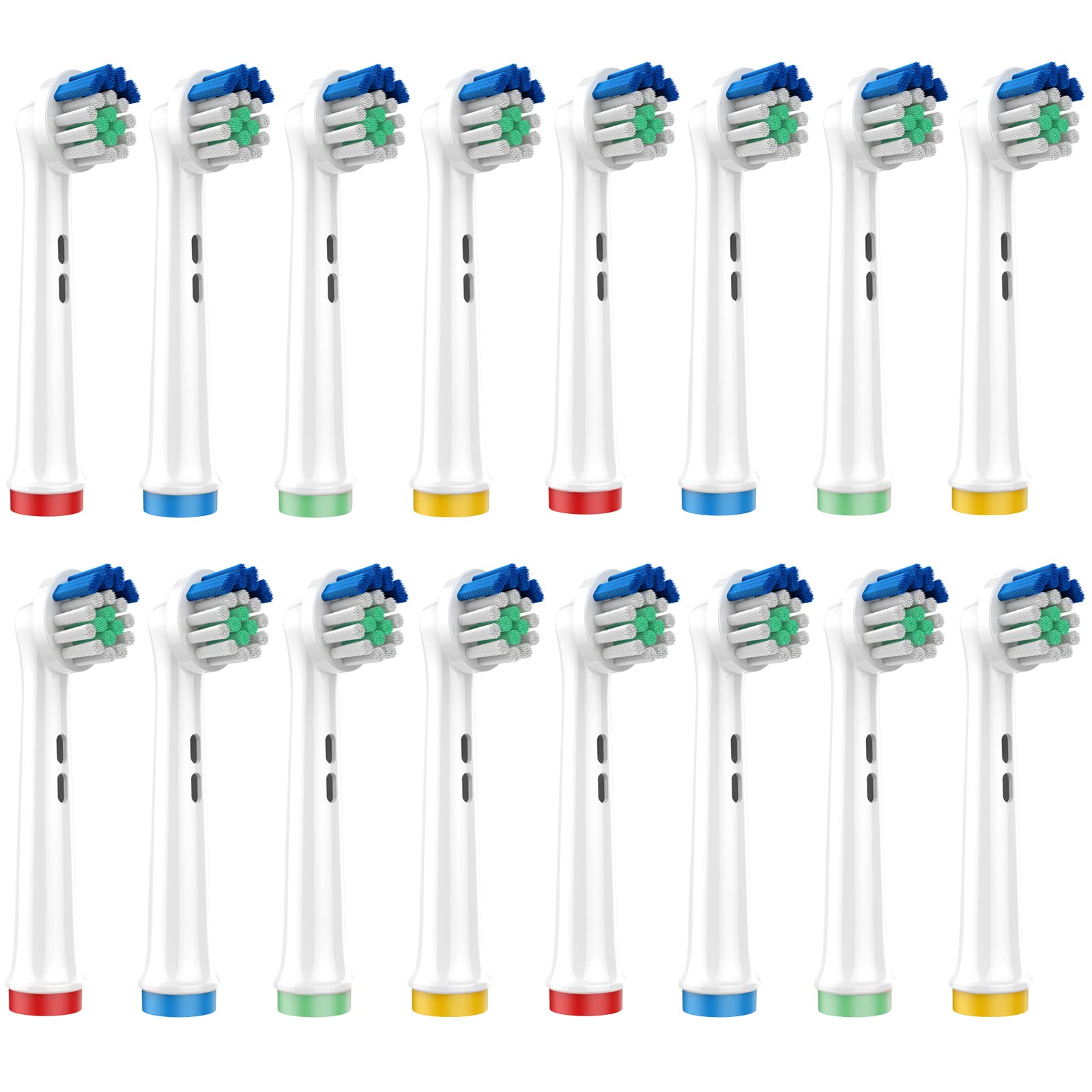 Oral-B Electric Toothbrush Replacement Heads - 16 Pack Wide-Angle Deep Cleaning Brush Heads for Oral Hygiene - Perfect for Daily Use, Travel & Family Oral Care