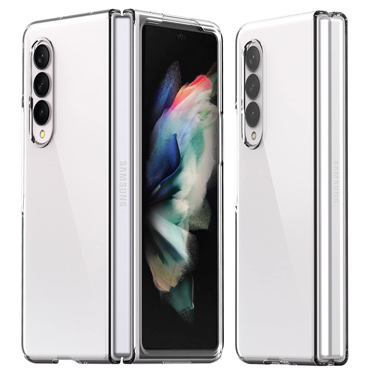Samsung Galaxy Z Fold 3 5G Case (2021) - araree NUKIN Ultra Thin Hard PC Protective Cover | Scratch Resistant, Lightweight, Clear Design | Perfect for Work, Travel & Everyday Use