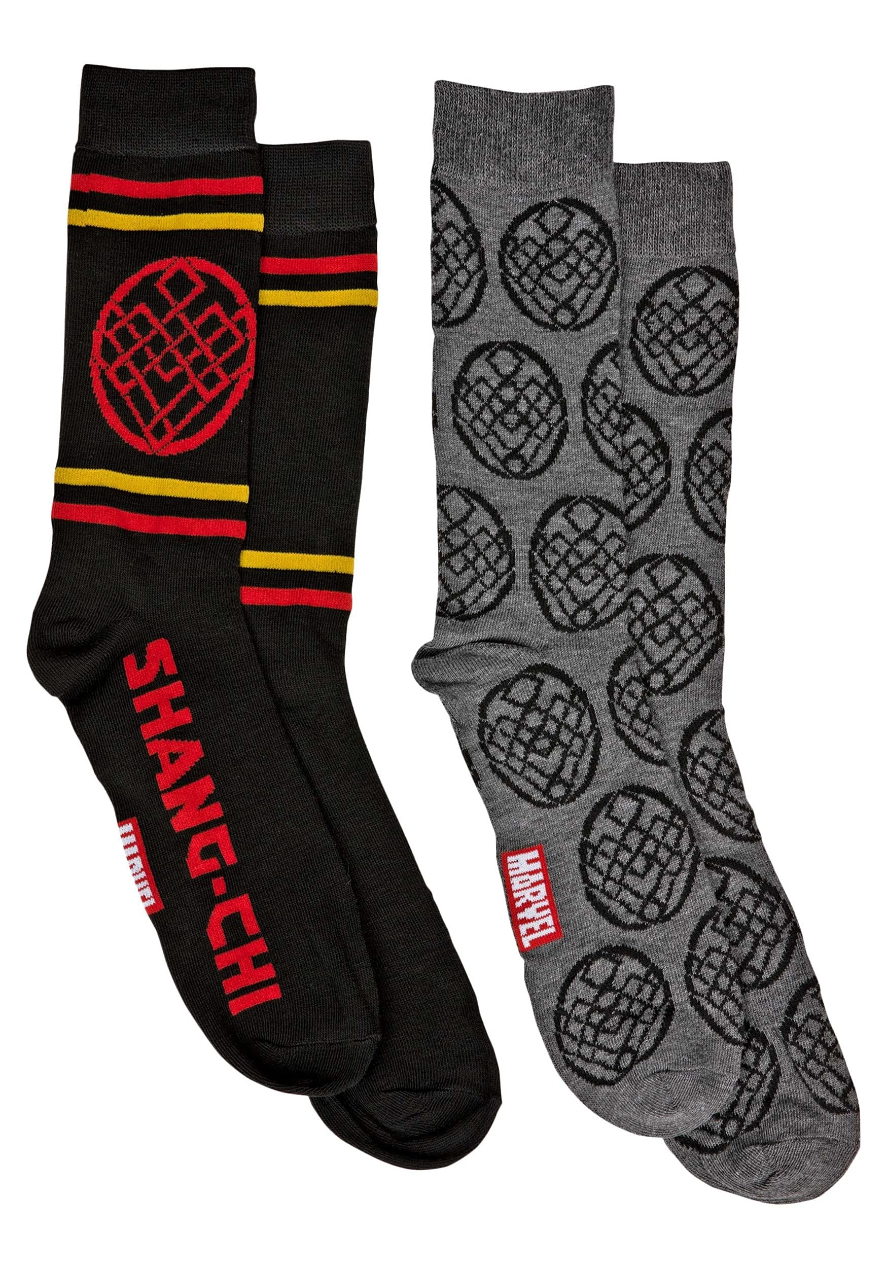 Marvel Shang-Chi Socks 2-Pack for Men - Gym & Casual Wear