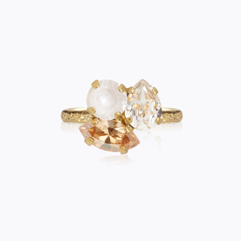 Ana Ring - Golden Combo Jewelry Set for Women | Elegant Fashion Accessories for Parties, Weddings & Everyday Wear
