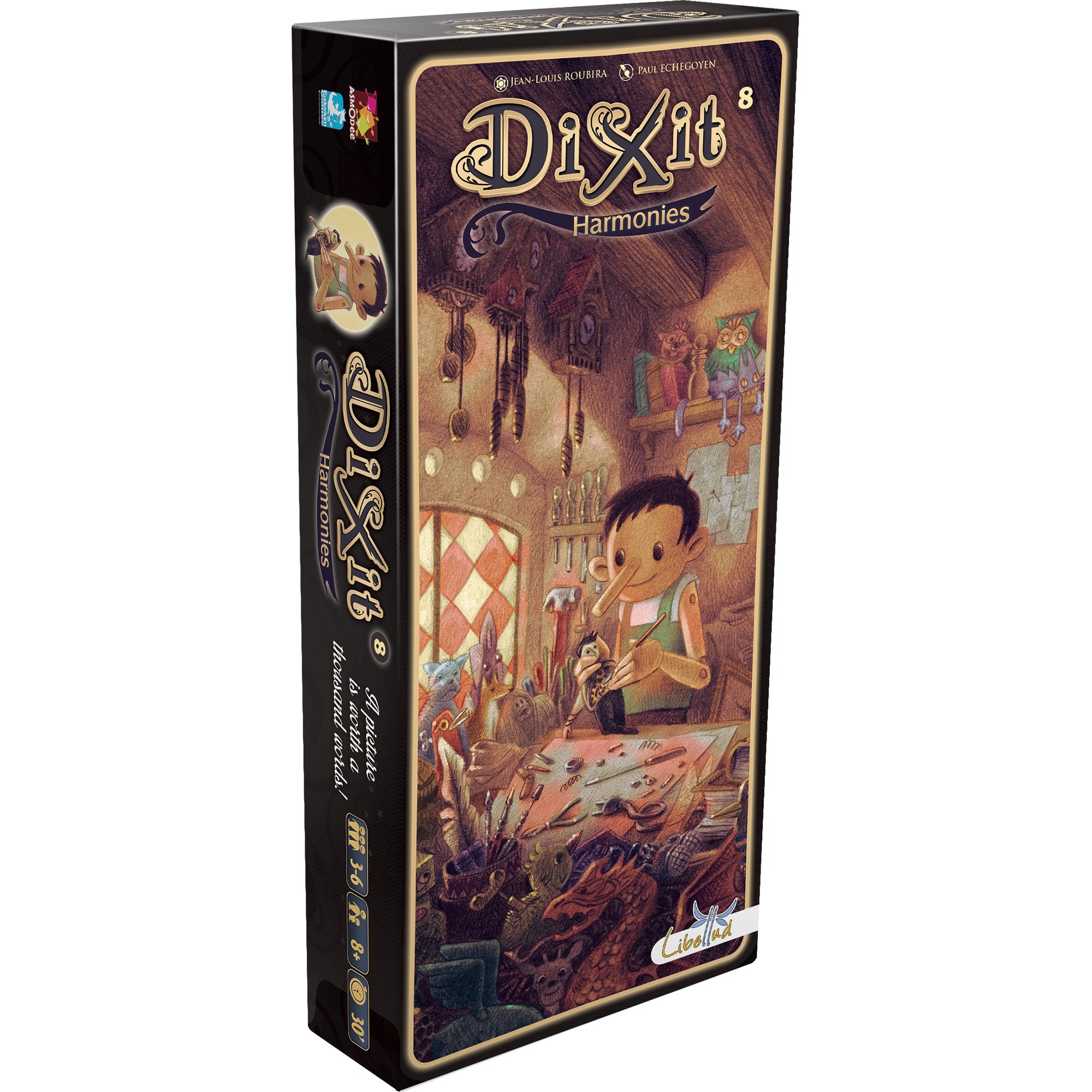 Dixit: Harmonies Expansion - Award-Winning Board Game for Family & Friends - Perfect for Game Nights & Creative Storytelling
