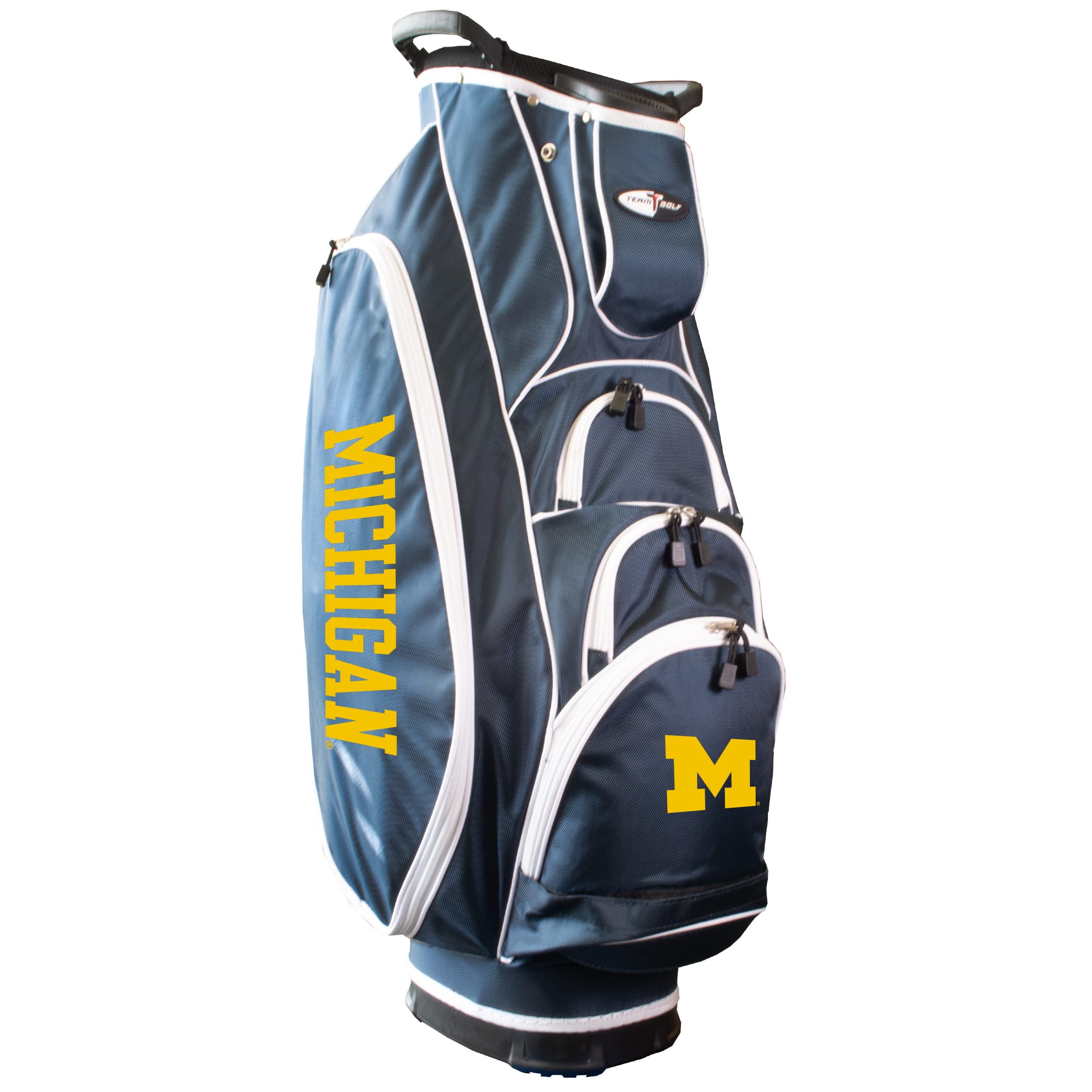 Team Golf NCAA Lightweight Golf Bag - 10-Way Club Divider with Spring Action Stand, Insulated Cooler Pocket, Velcro Glove & Umbrella Holder - Perfect for College Tournaments & Weekend Golfing