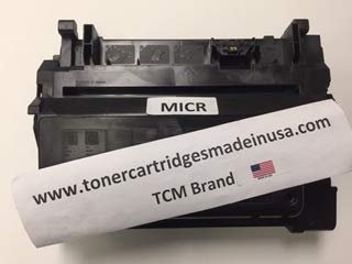 HP M601 M602 M603 M4555 Series Printers Replacement Toner Cartridge - CE390A MICR Alternative (90A MICR) - Compatible with Check Printing & Financial Documents