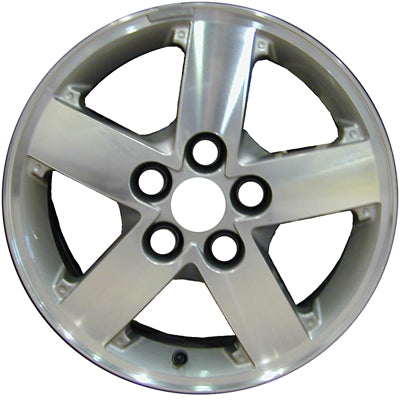 16 Inch Saturn Vue OEM Replacement Wheel Rim ALY07038 (2005-2007) - Machined Silver Alloy Wheels 9595255 - Perfect for Off-Roading & Daily Commuting