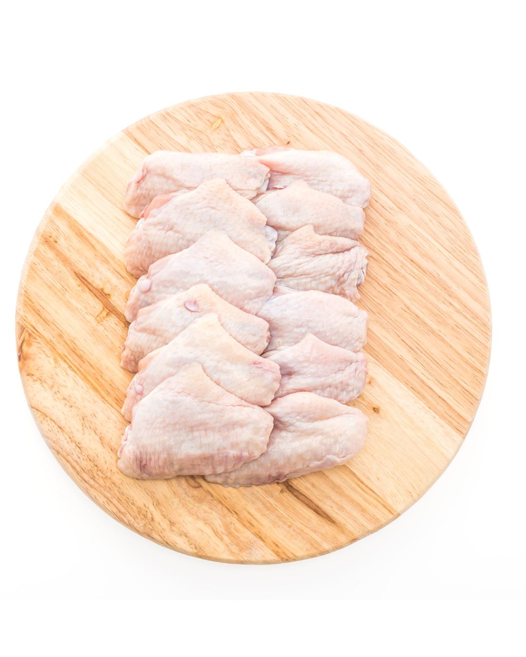Fresh Halal Hand-Slaughtered Chicken Wings - 6-8 ct Pack | Premium Quality for Grilling, Frying & Family Meals