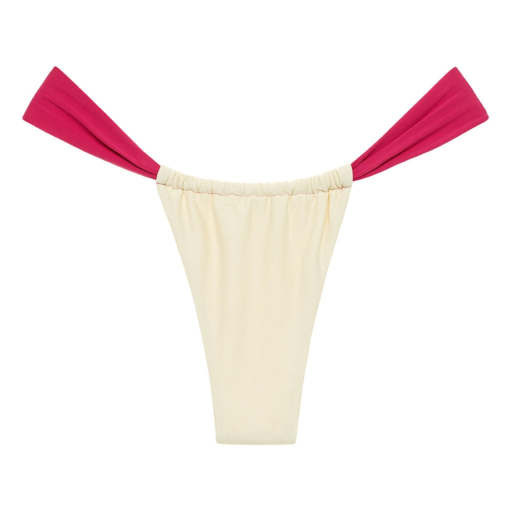 Sexy Raspberry Red High Waist Bikini Bottom for Women - Perfect for Beach, Pool, and Summer Vacations
