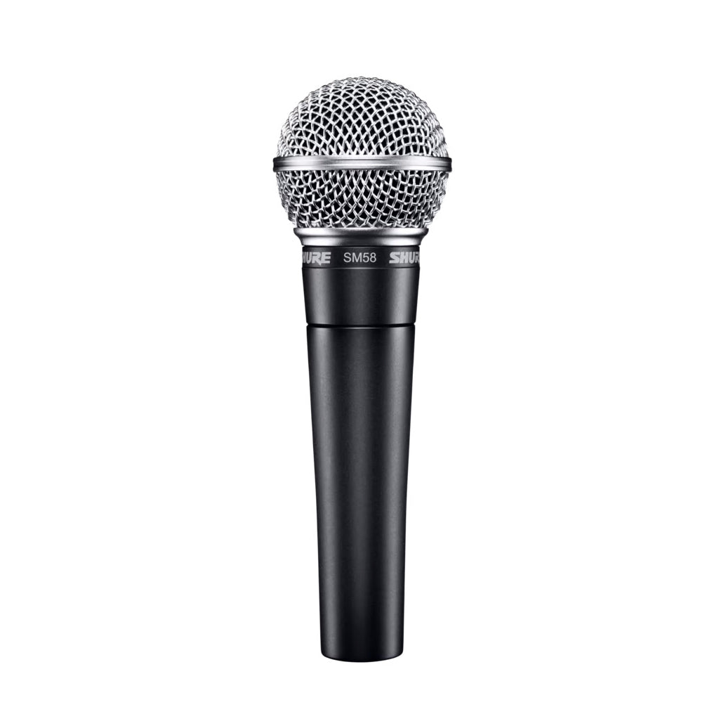 Shure SM58 Dynamic Vocal Microphone - Professional Cardioid Mic for Live Performances, Studio Recording & Podcasting - Perfect for Singers, Speakers & Content Creators