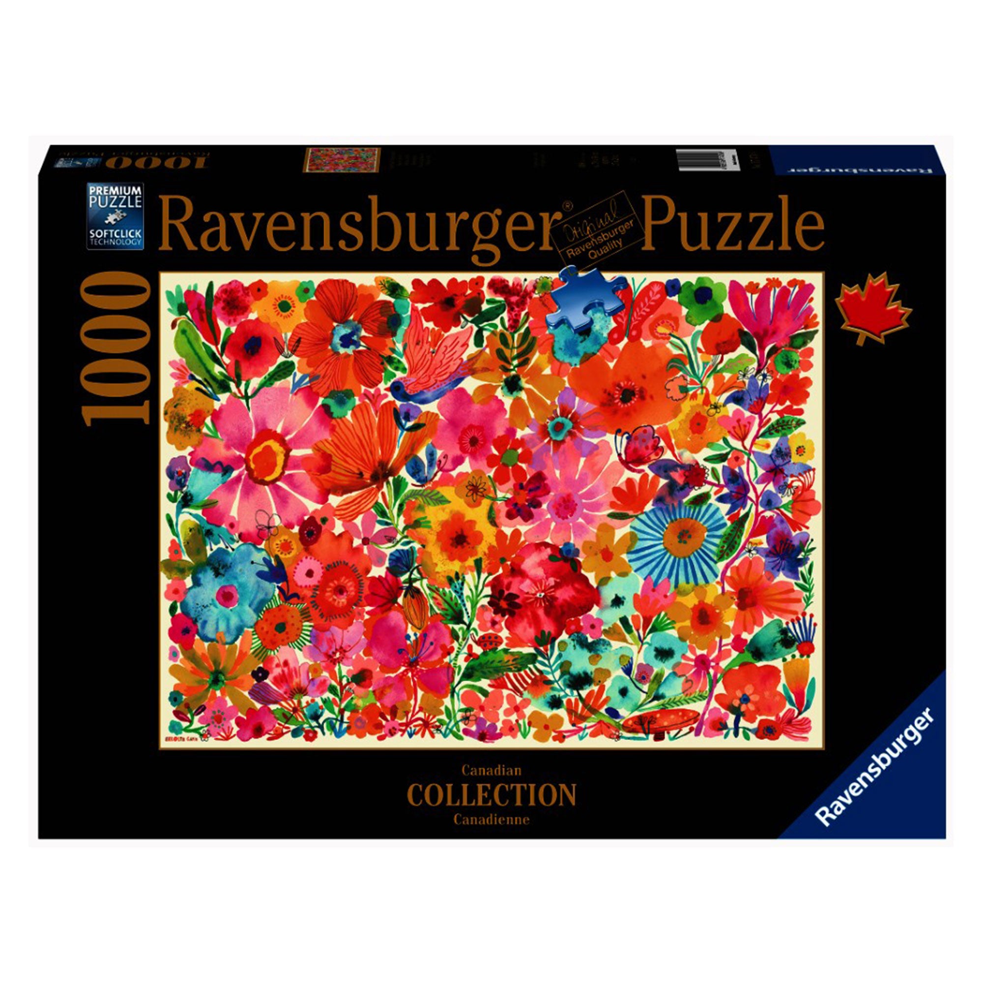 1,000 Piece Jigsaw Puzzle - Blossoming Beauties Floral Garden Puzzle for Adults, Teens & Families | Perfect for Relaxation, Stress Relief & Home Decor