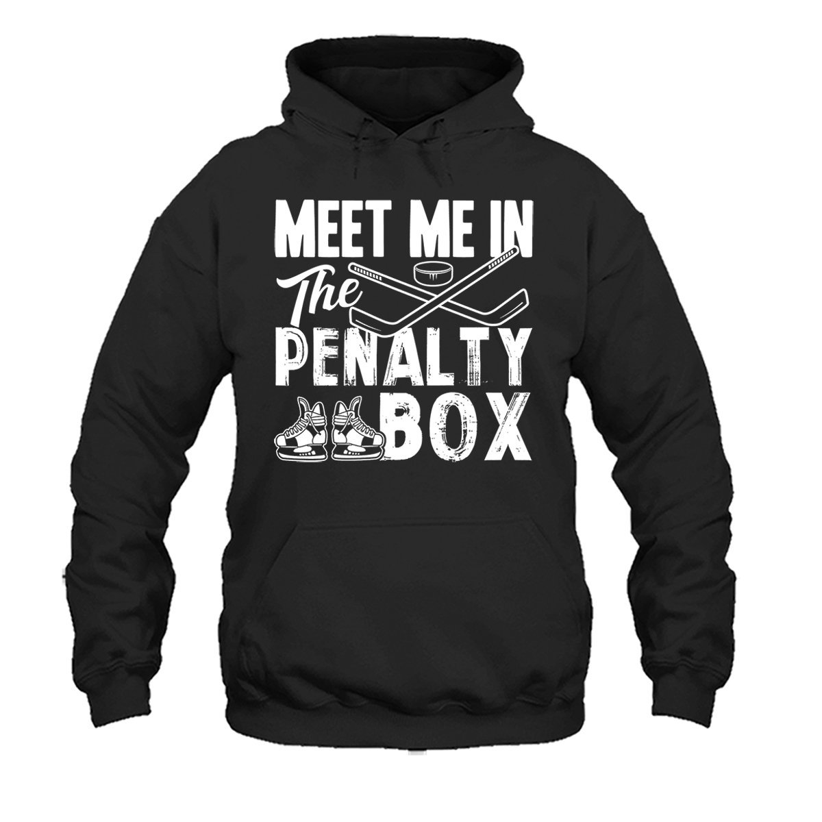 BigCrab Hockey Penalty Box Shirt - Men's & Women's Hockey Fan Jersey - Perfect for Games, Tailgating & Hockey Parties