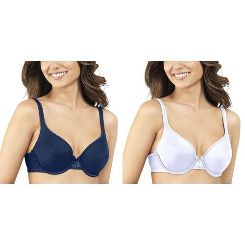 Vanity Fair Women's Body Caress Full Coverage Underwire Bra 75335 - Comfortable Plus Size Lingerie for Everyday Wear & Special Occasions