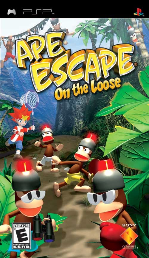 Ape Escape On the Loose PSP Game - New Adventure Platformer for Sony PlayStation Portable - Perfect for Travel & On-The-Go Gaming
